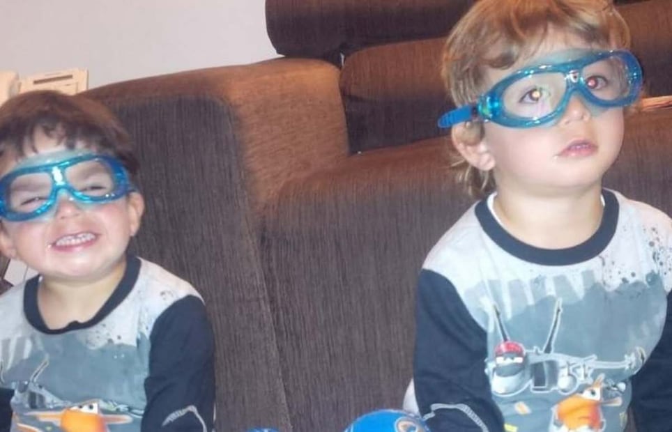 Leonardo y Paulo, hijos de Paola Rojas / Foto: Instagram