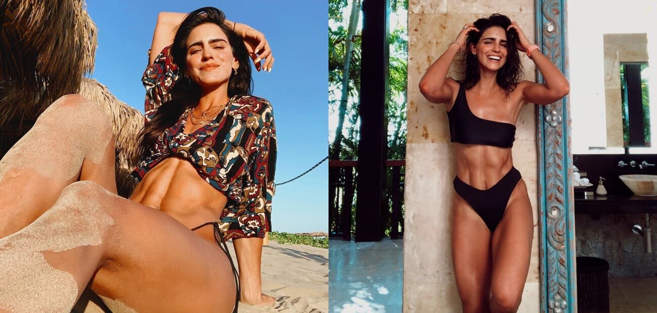 El abdomen de acero de Bárbara de Regil... Wow!