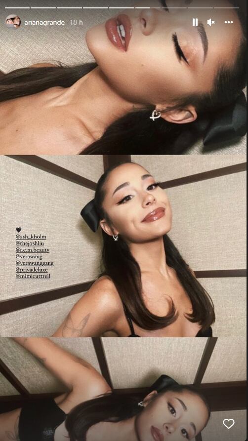 Ariana Grande brilla con mini crop top de Vera Wang en la boda de su hermano