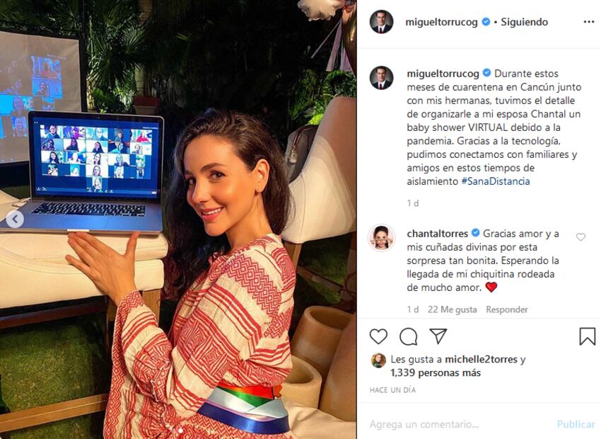 Así fue el baby shower de Chantal Torres y Miguel Torruco del que todos hablan