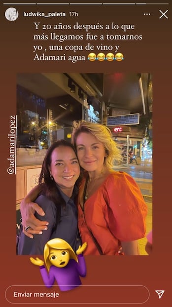 Ludwika Paleta y Adamari López se reencuentran 20 años después