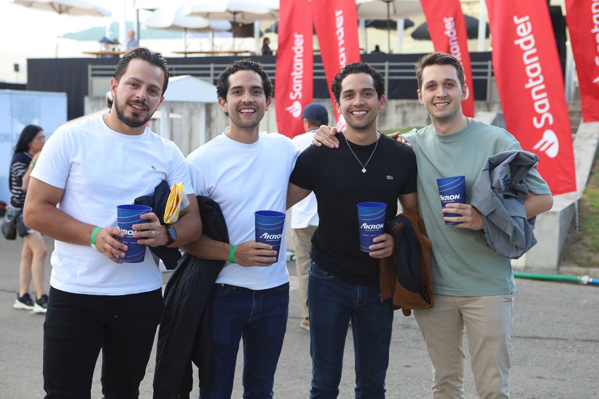 Álvaro Amezcua, Fernando Sánchez, José Carlos Richard y Rodrigo Salinas. (Foto: Antonio Martínez)