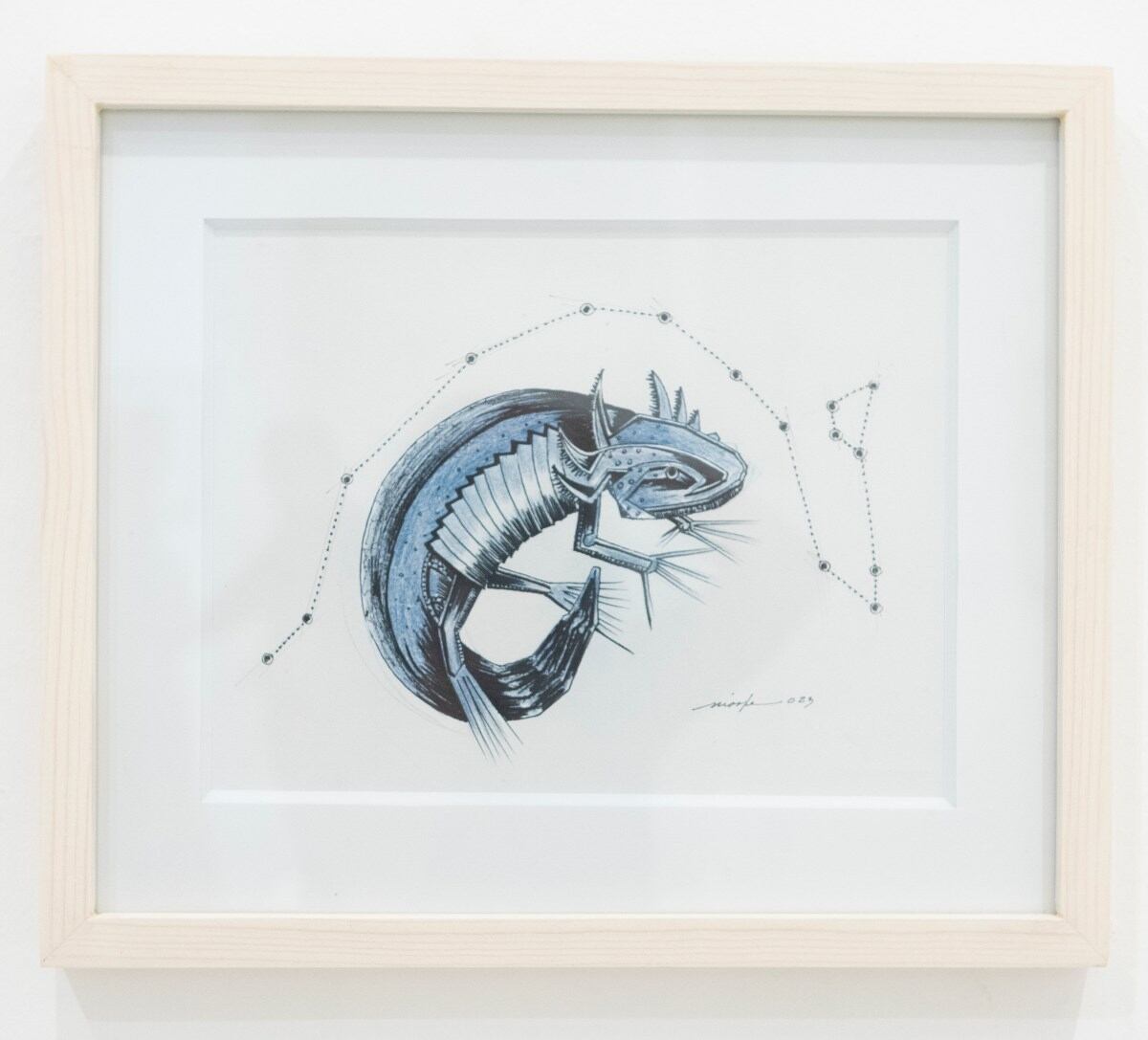 "Sueño azul", de Efraín Morales. (Foto: Karla Gómez)