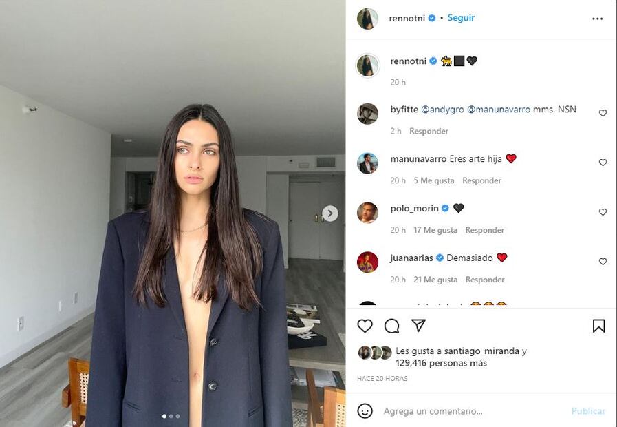 Renata Notni al borde de la censura en Instagram con estas fotos
