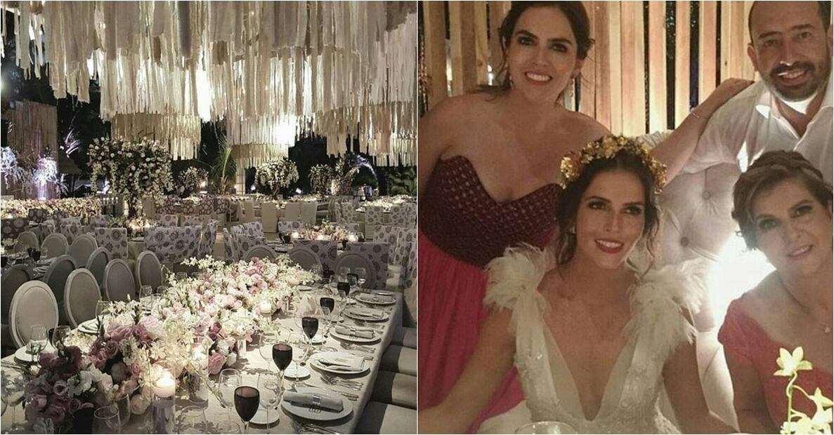 Todos los detalles de la boda de Claudia Álvarez y Billy Rovzar 