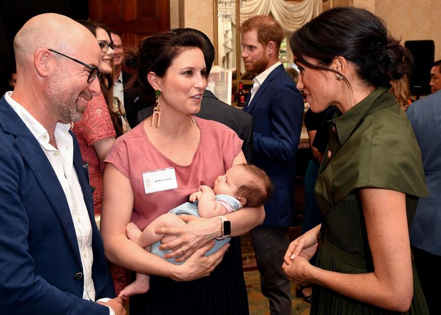 ¿Es esta foto la prueba de que Meghan tiene más de tres meses de embarazo?