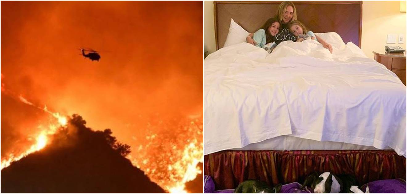 La empresaria Angélica Fuentes fue evacuada de su casa en California por los incendios