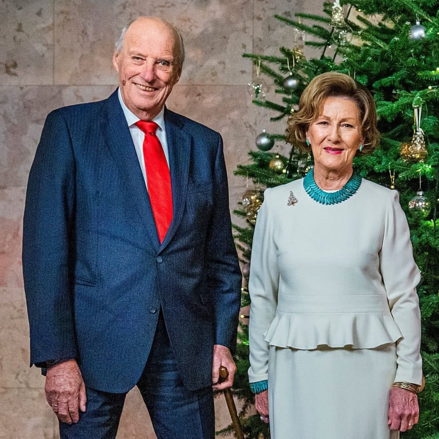 El rey Harald V y la reina consorte Sonia de Noruega. (Foto: Casa Real)