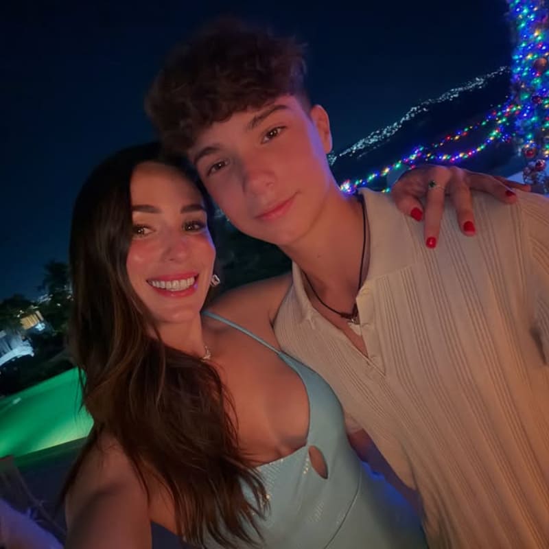 Charito Ruiz y su hijo Juan Mateo / Foto: Instagram