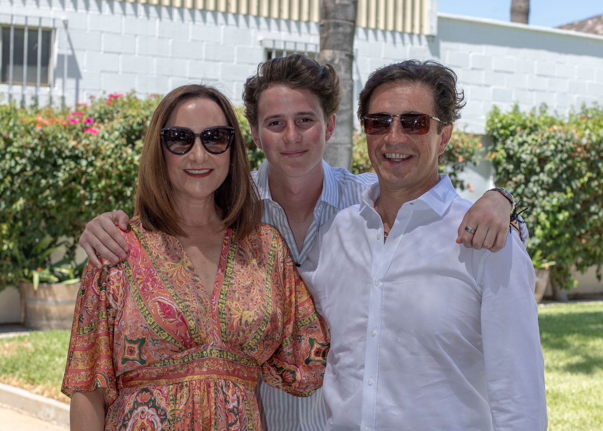 Angélica Cetto con Benjamín y Benjamín Argüelles. (Foto: Edgar Silva Fuentes para VIP)