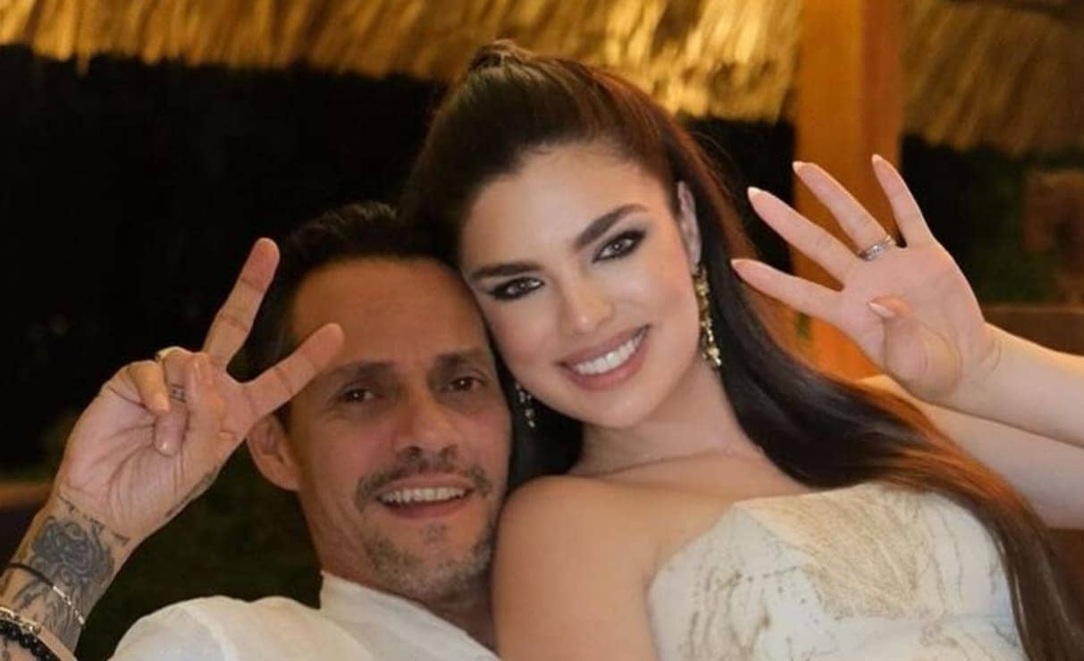 Marc Anthony y Nadia Ferreira muestran por primera vez la cara de su bebé, ¿a quién se parece?
