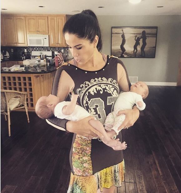 La foto más reciente de los mellizos de Ludwika Paleta y Emiliano Salinas