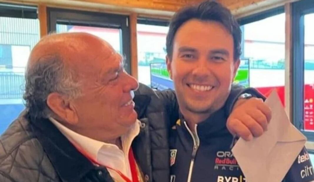 El piloto Sergio 'Checo' Pérez con su papá, el político Antonio Pérez Garibay / Foto: Instagram