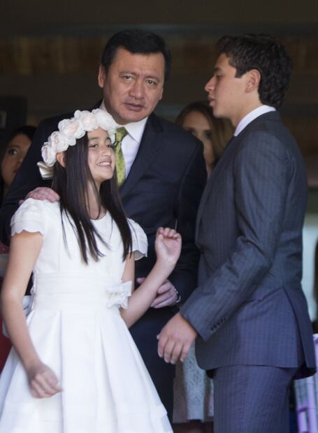 El álbum de fotos de Miguel Ángel Osorio Chong y sus hijos Miguel y Laura Osorio
