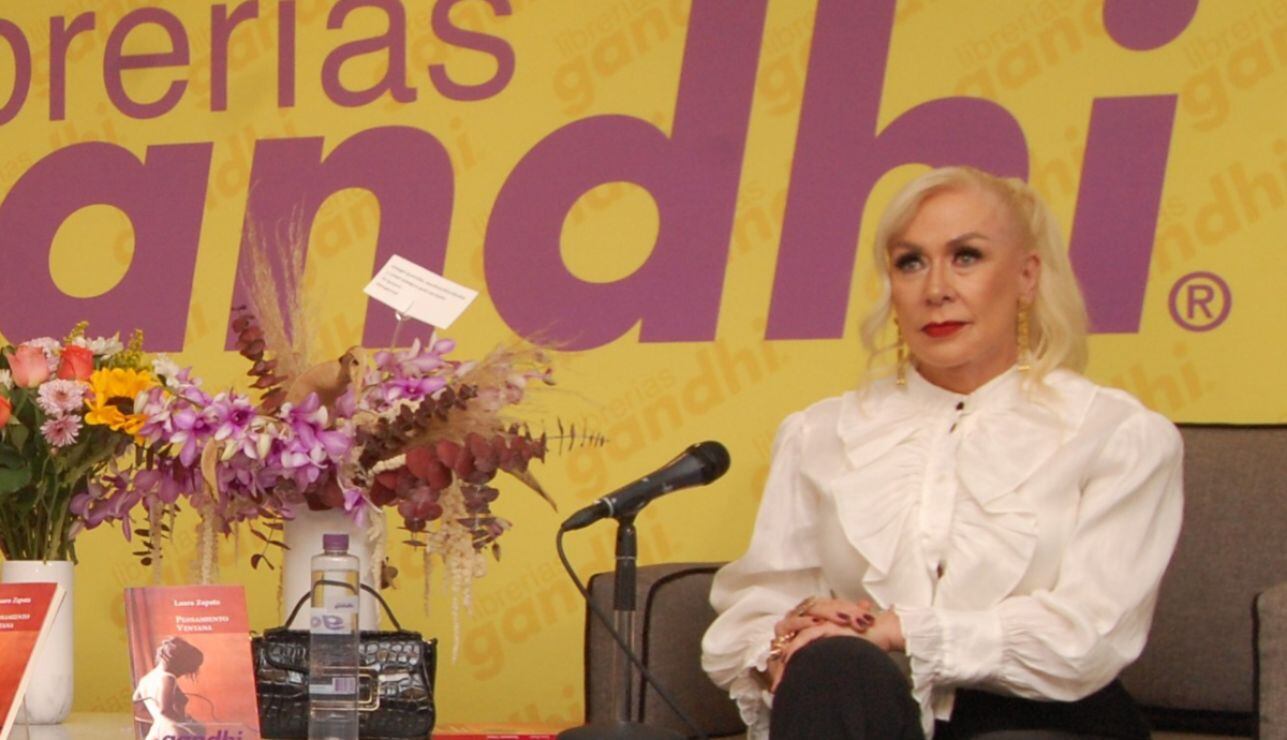 Laura Zapata presenta su libro “Pensamiento ventana” y deja entrever que fue abusada de niña