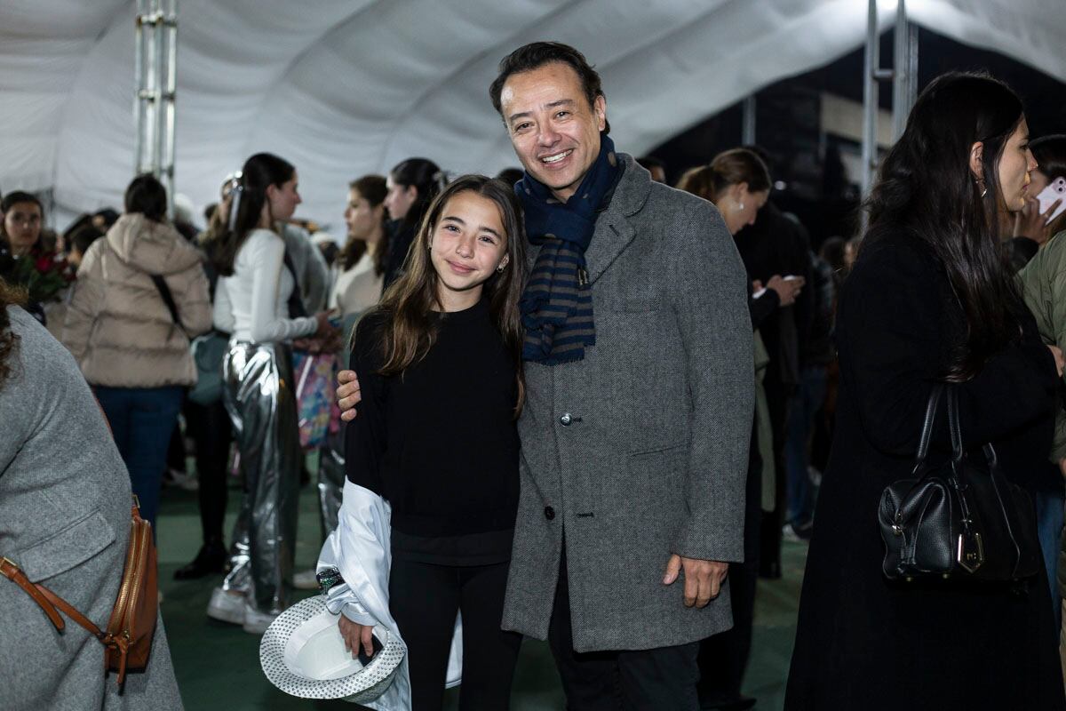 Danielle y Víctor Palomo. (Foto: Esteban Torreblanca)