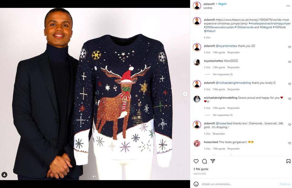 Este es el 'ugly sweater' más caro del mundo que cuesta casi 1 millón de pesos