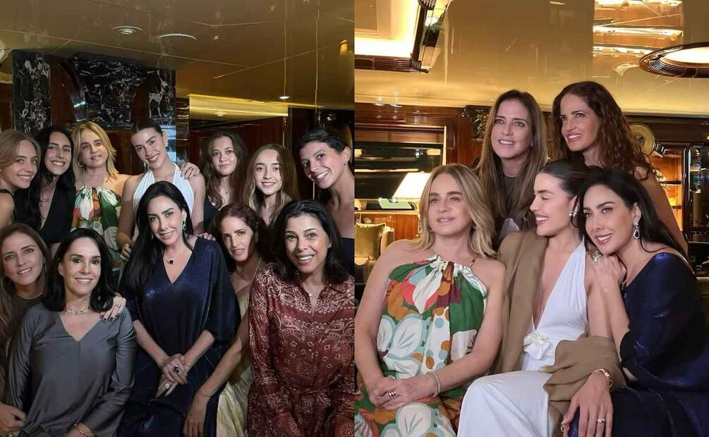Michelle Salas surante su encuentro con María Laura Medina de Salinas / Fotos: Instagram