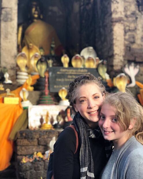 Las dos hijas de Edith González 