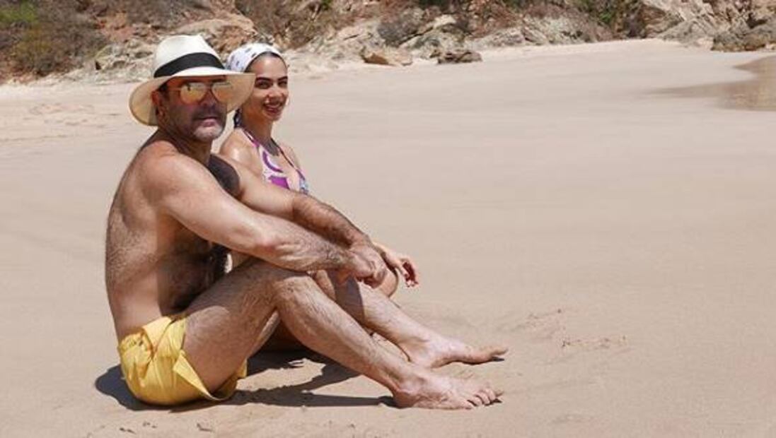 Eduardo Capetillo sube un video y confunden a Biby Gaytán con sus hijas 