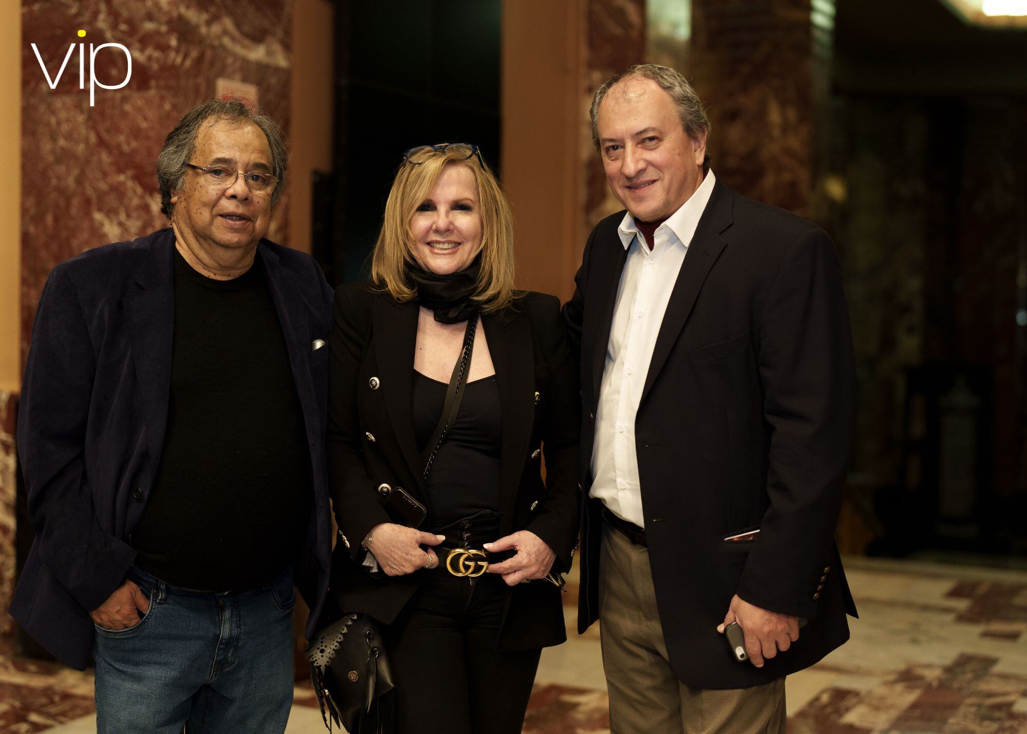 Jazzamoart, Esther Misrachi y Luis Carreño. (Foto: Héptor Arjona)