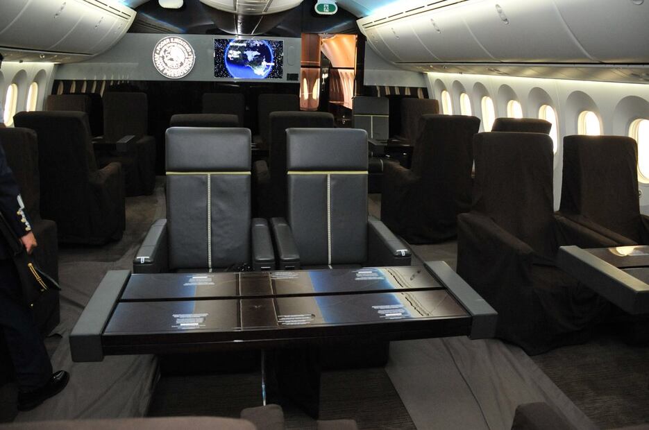 FOTOS: Mira el interior del avión presidencial que a partir de hoy está en venta