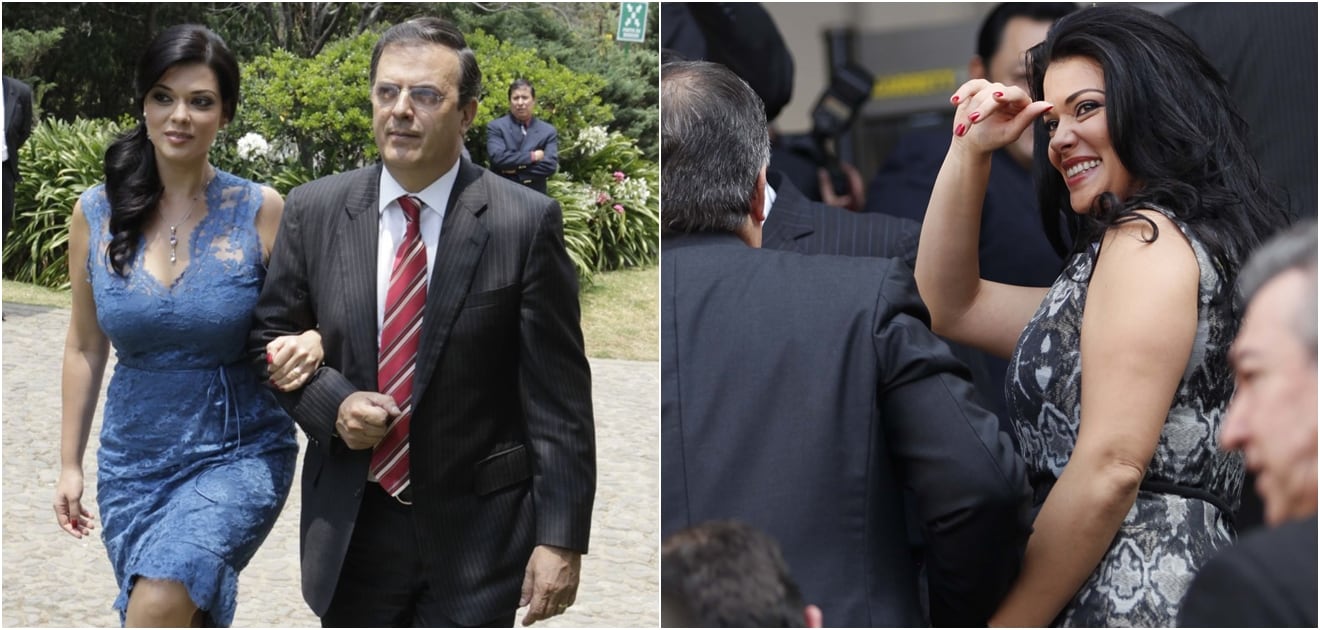 Como pocas veces, Marcelo Ebrard aparece con su esposa Rosalinda Bueso
