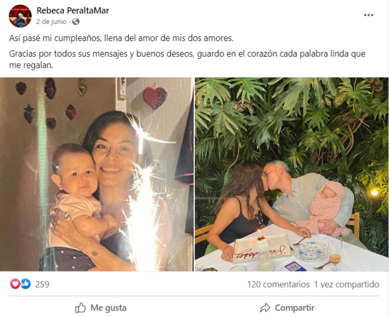 Hugo López-Gatell presenta a su bebé con Rebeca Peralta en marcha ciudadana