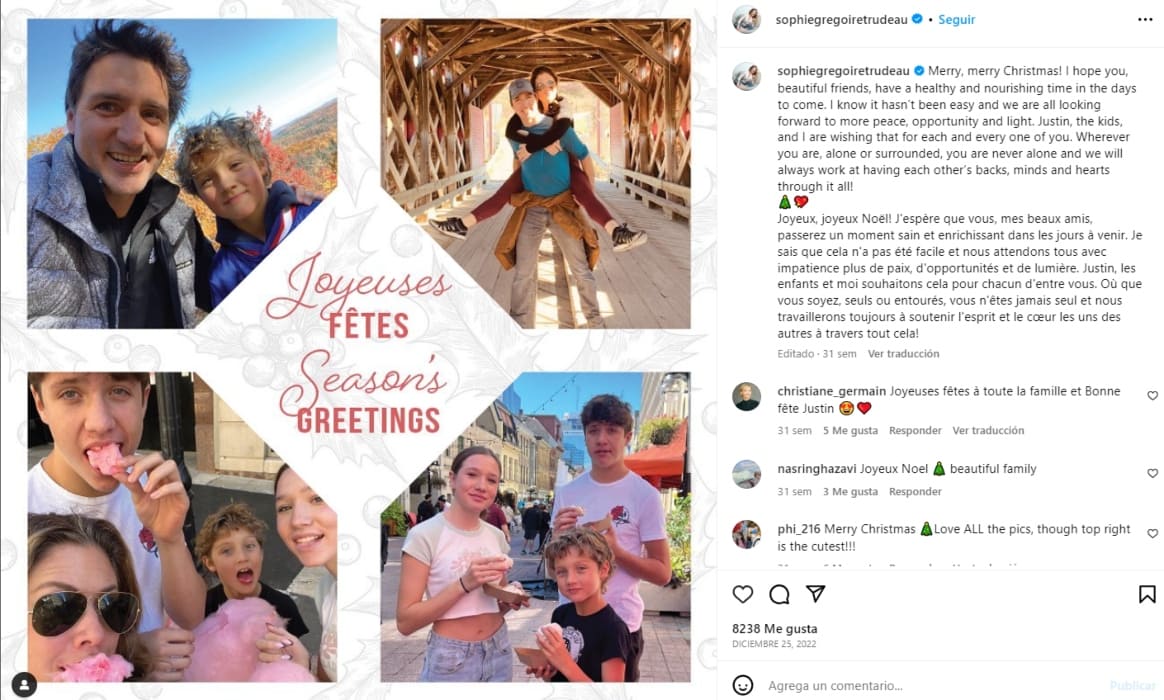 Instagram: @sophiegregoiretrudeau