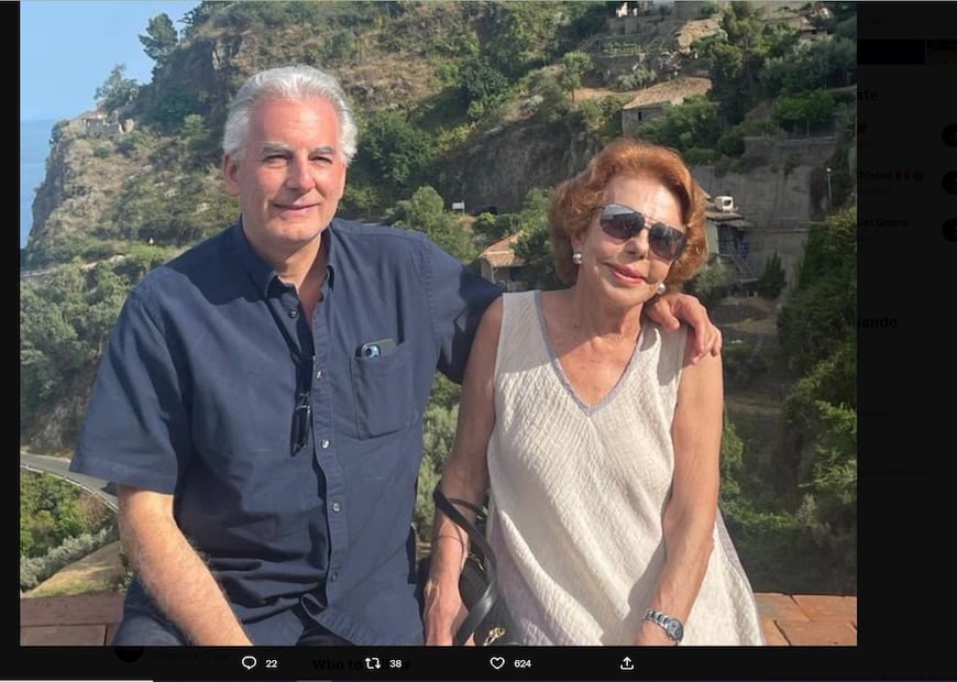 Álvaro Vargas Llosa y Patricia Llosa / Twitter