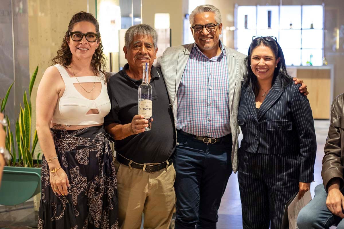 Brenda Sánchez, Luis Aguilar, Alfredo Chumacero y Elia González. (Foto: Esteban Torreblanca)