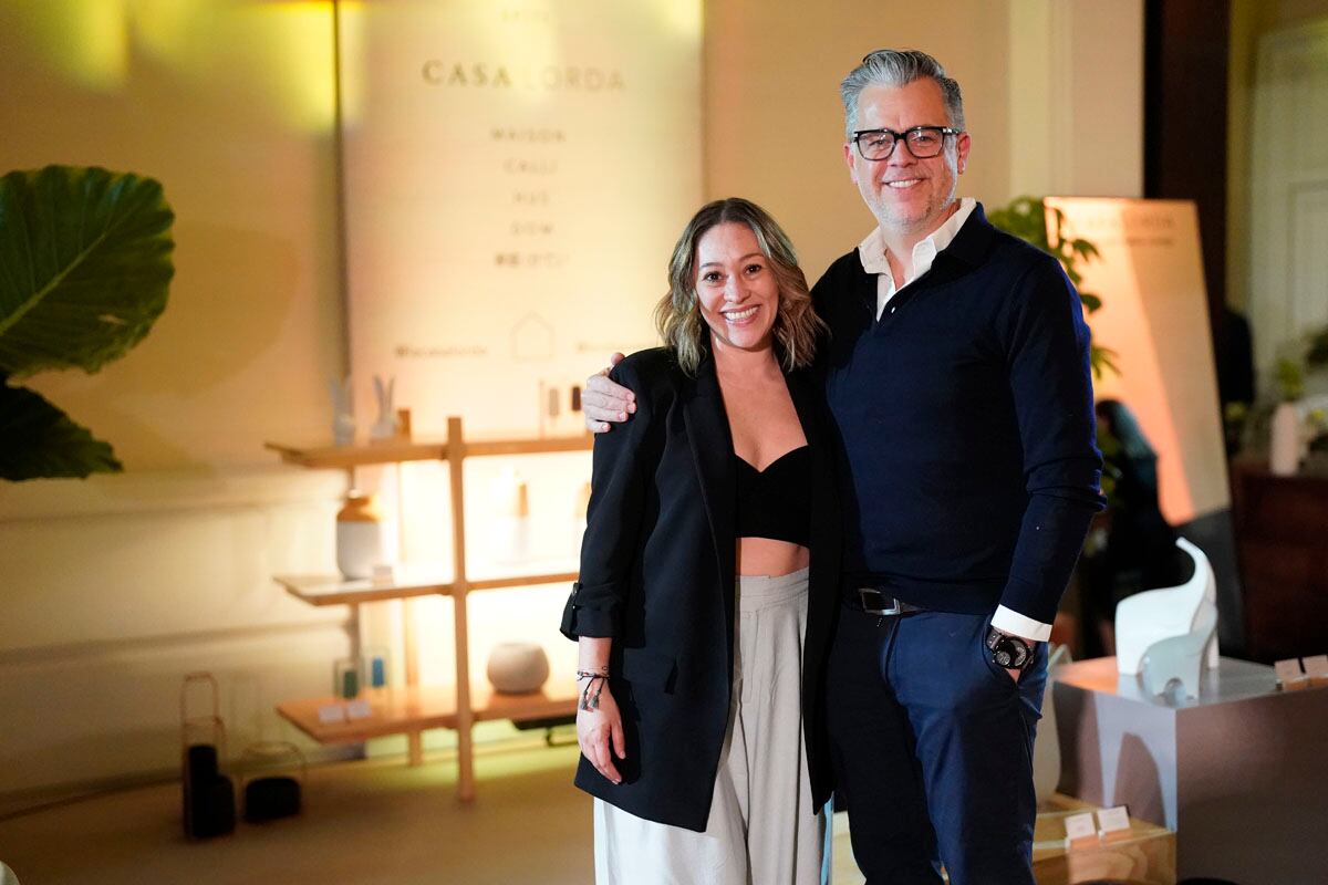 Ana Madero y Gabriel González. (Foto: Leonardo Gómez)