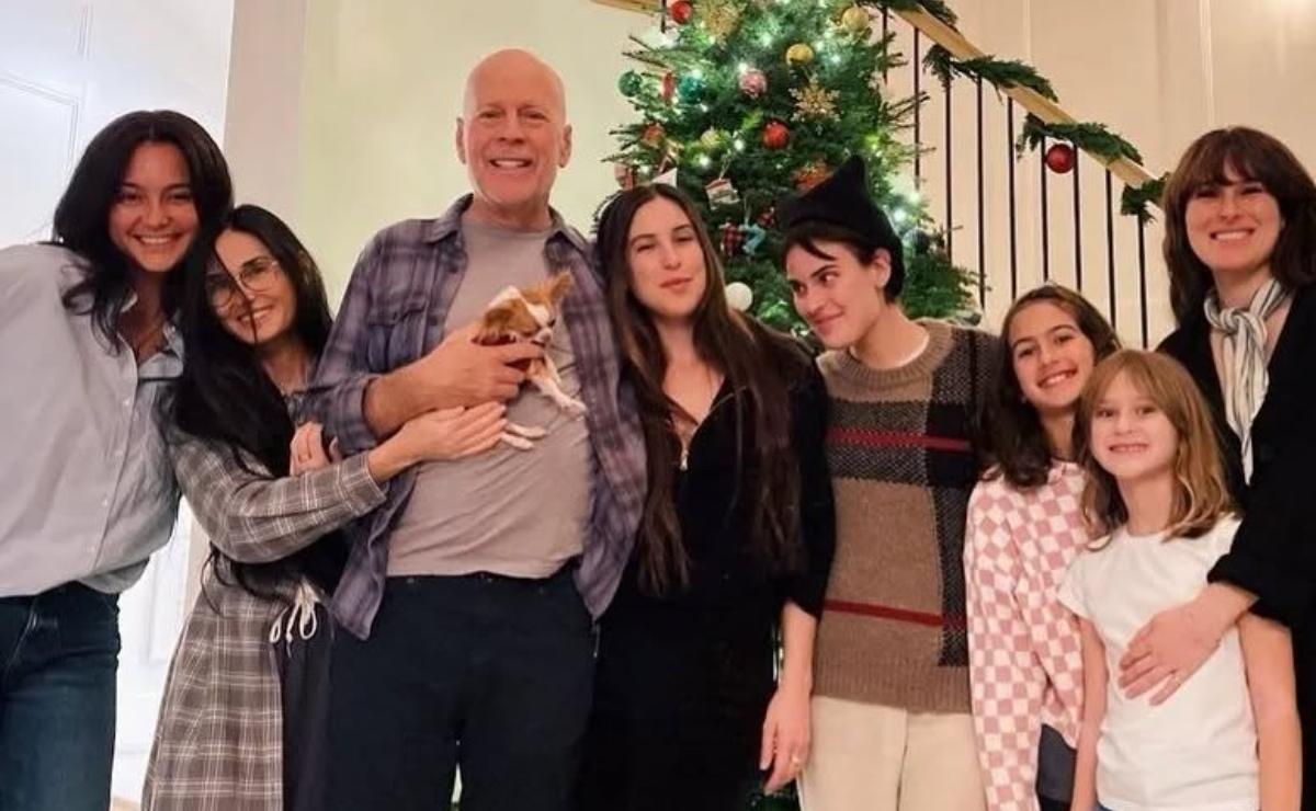 Así será la Navidad familiar de Bruce Willis tras el avance de su enfermedad
