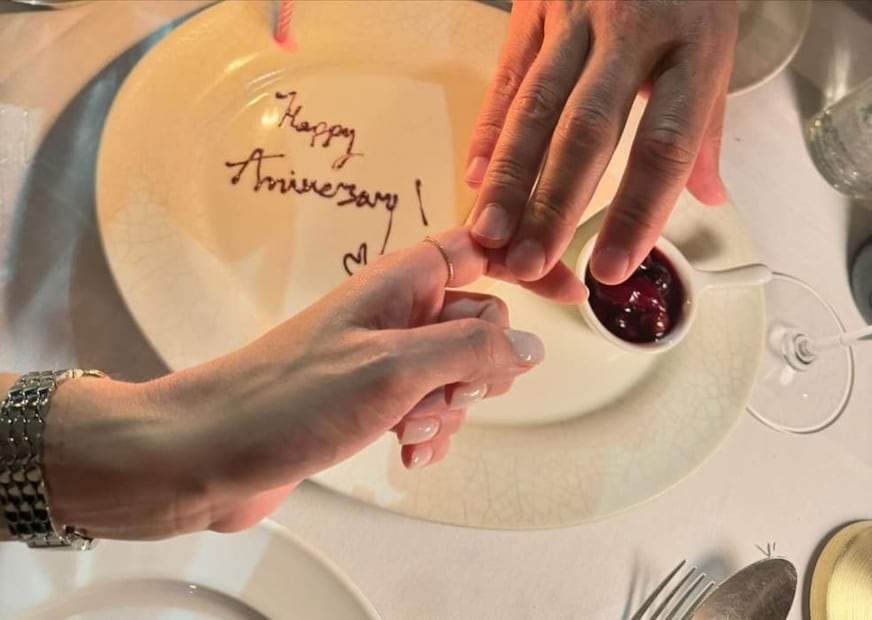 Ximena Navarrete y Juan Carlos Valladares celebran su aniversario de bodas / Instagram