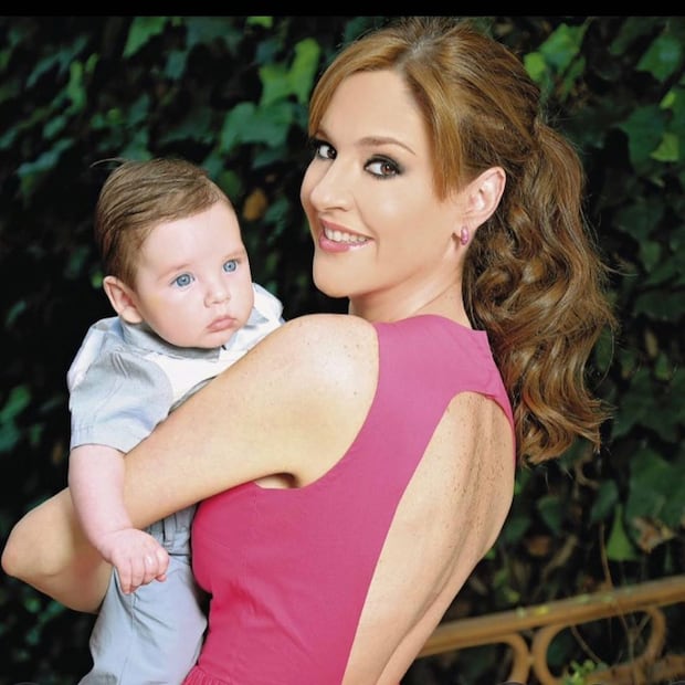 Chantal Andere festeja a su hijo Sebastián por sus 6 años