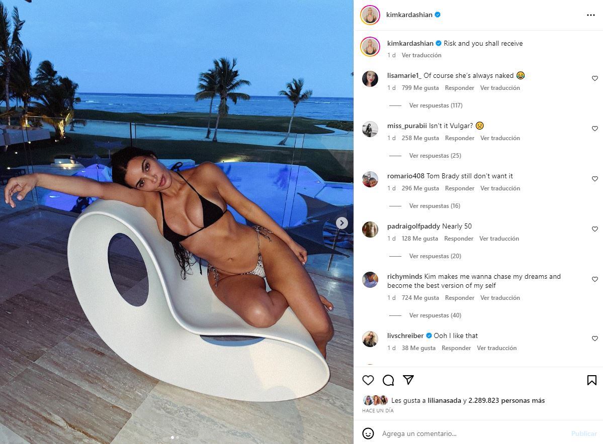 Kim Kardashian está de vacaciones de verano / Instagram