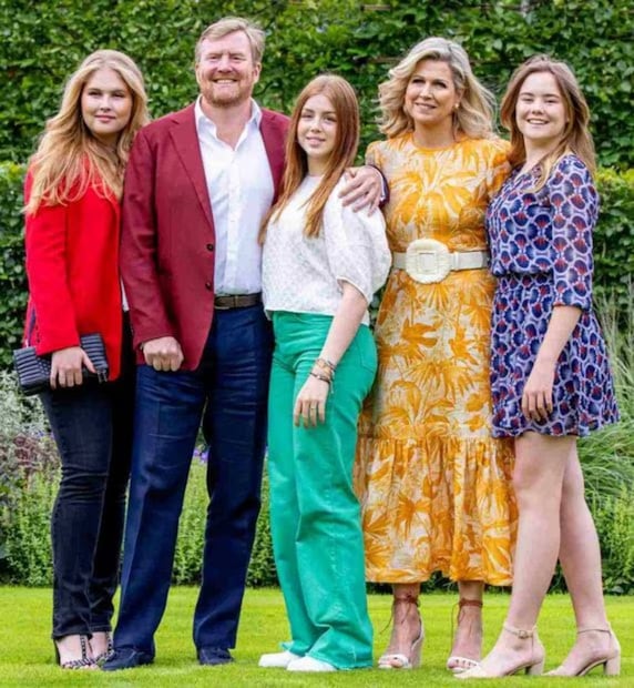 En la foto vemos posar a la familia real de los Países Bajos / Getty Images