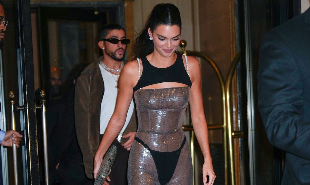 Bad Bunny y Kendall jenner/Getty Images