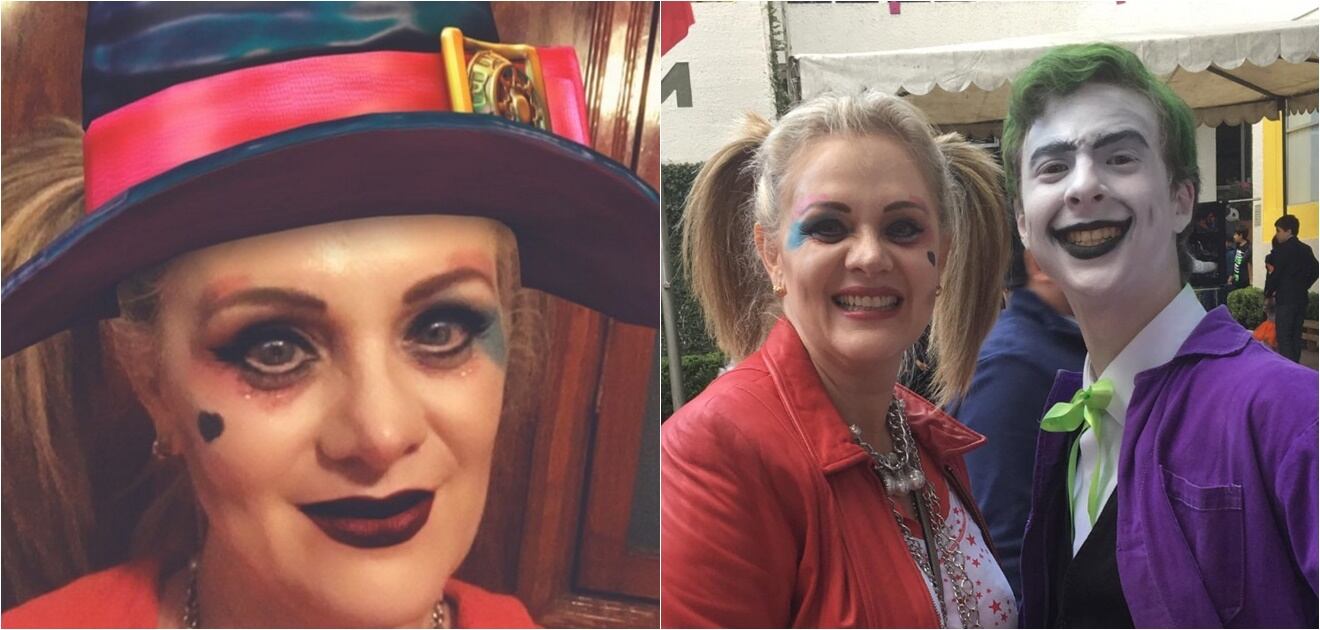 El moderno disfraz de halloween de Erika Buenfil