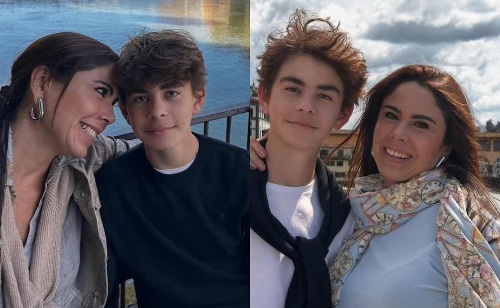 Paola Rojas junto a su hijo Leonardo / Foto: Instagram @paolarojas