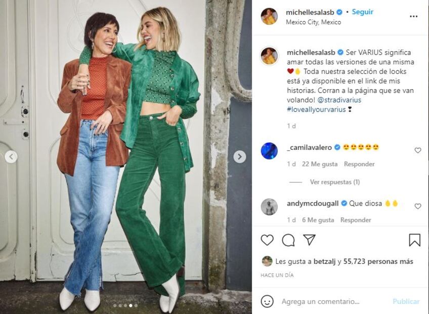 Michelle Salas impacta en leggins y crop top