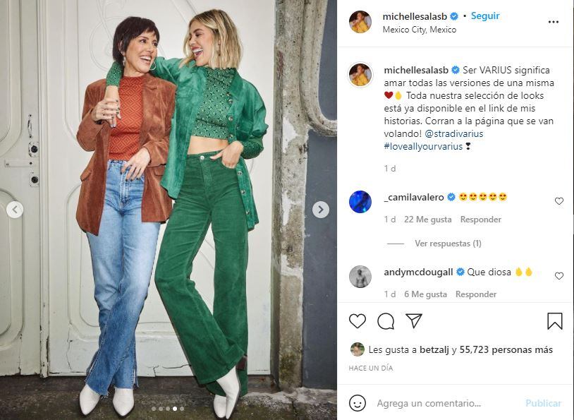 Michelle Salas impacta en leggins y crop top