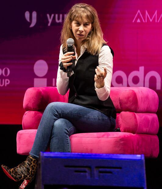 Karla Berman estuvo presente en la primera edición de Unlocked AI / Foto: Esteban Torreblanca