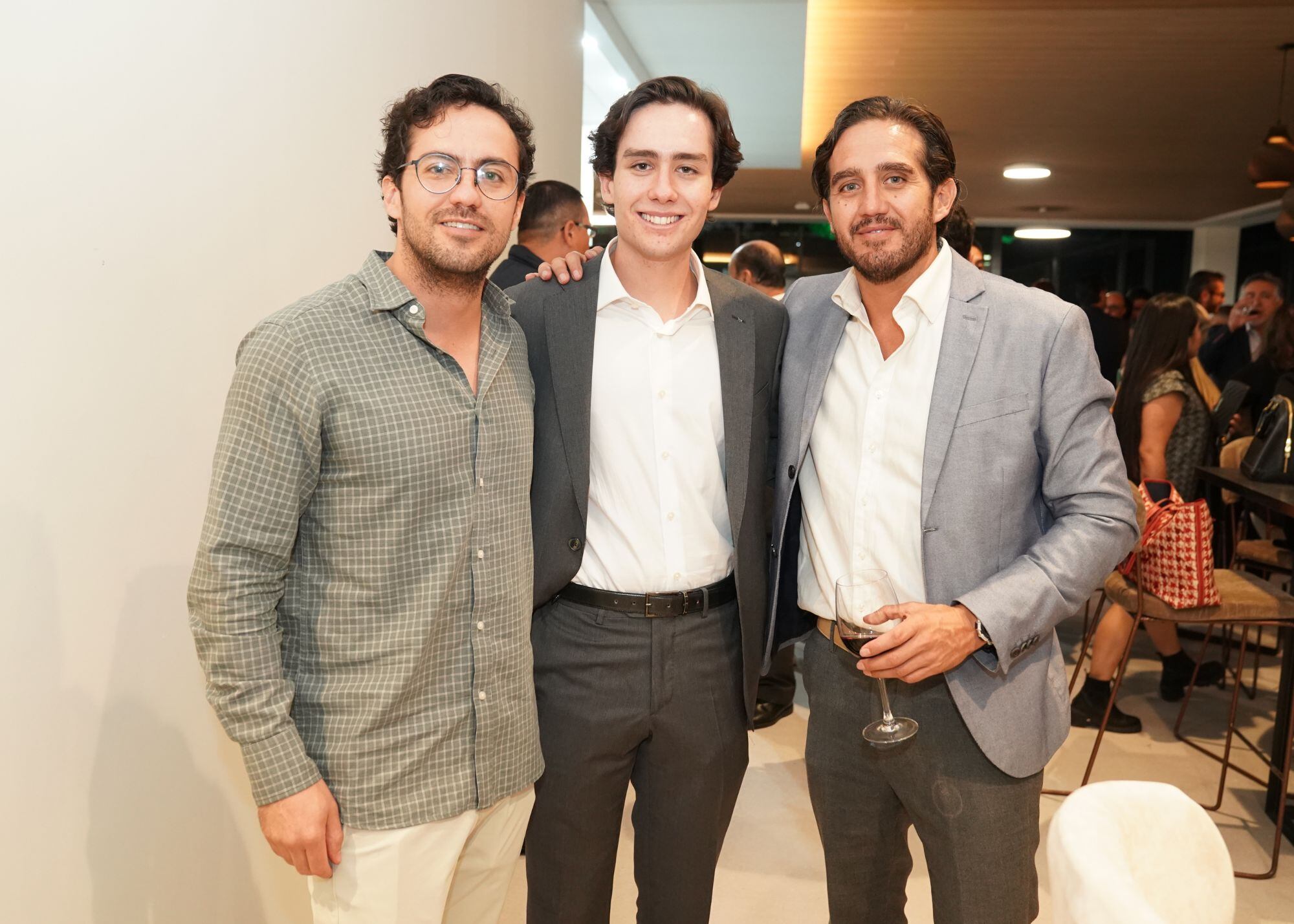 Andrés Torres, Ricardo Salinas y Arturo Torres. (Foto: Héptor Arjona para VIP)