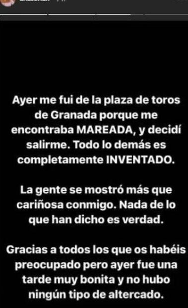 Ana Soria, novia del torero Enrique Ponce, desmiente abucheos