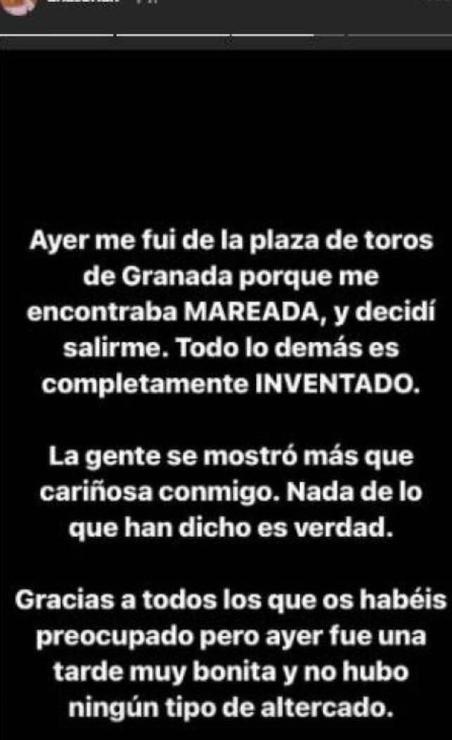 Ana Soria, novia del torero Enrique Ponce, desmiente abucheos