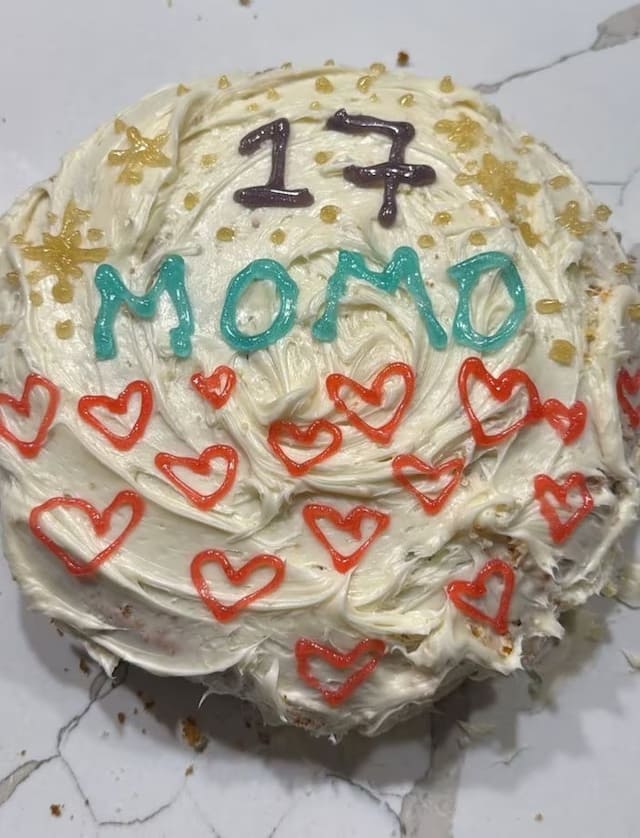 El pastel con el que Camila Sodi celebró a su hijo Jerónimo / Foto: Instagram