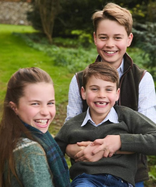 Los príncipes George, Charlotte y Louis / Foto: Instagram