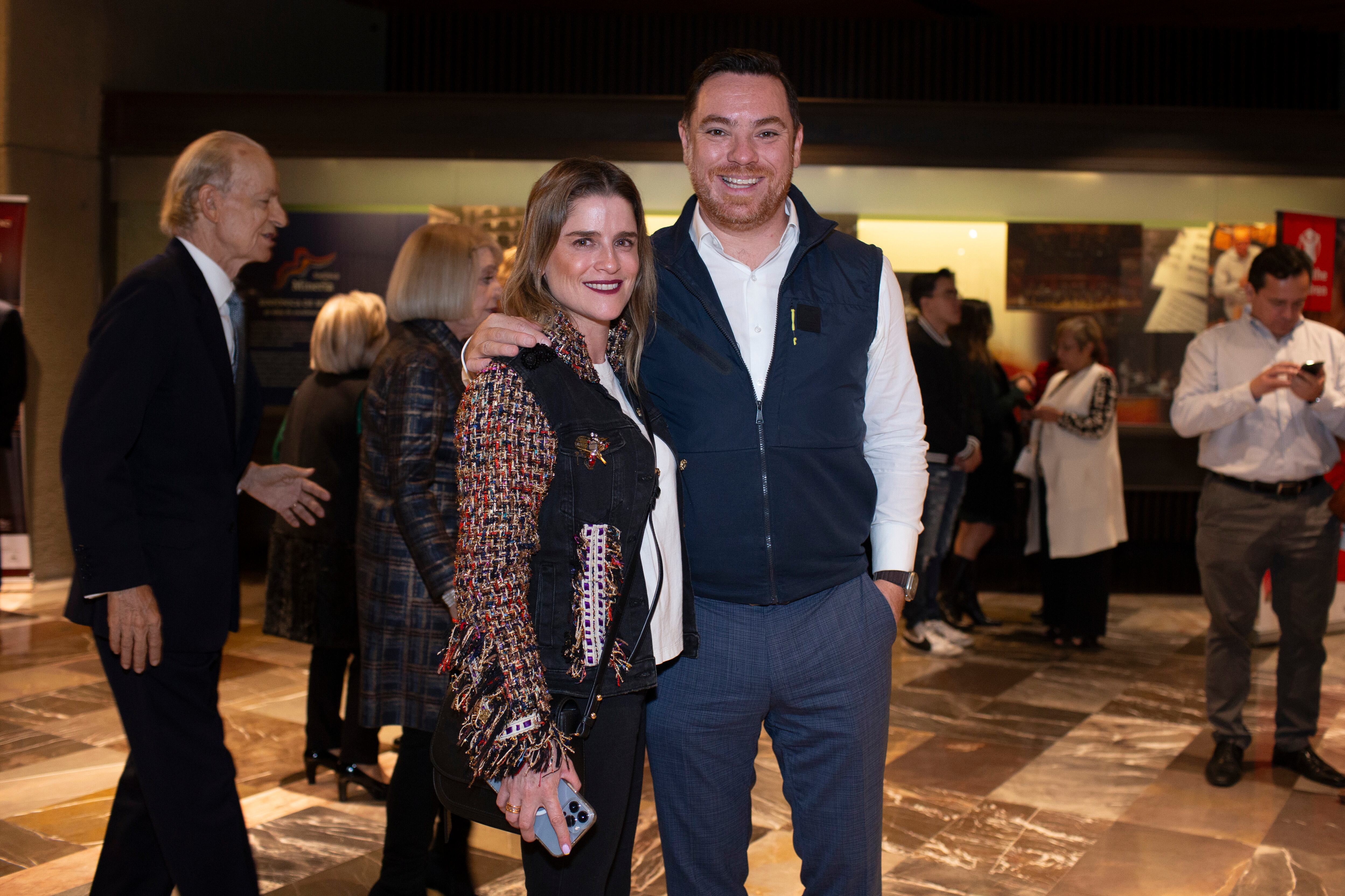 Fernanda y Mauricio Cafaggi. (Foto: Esteban Torreblanca)