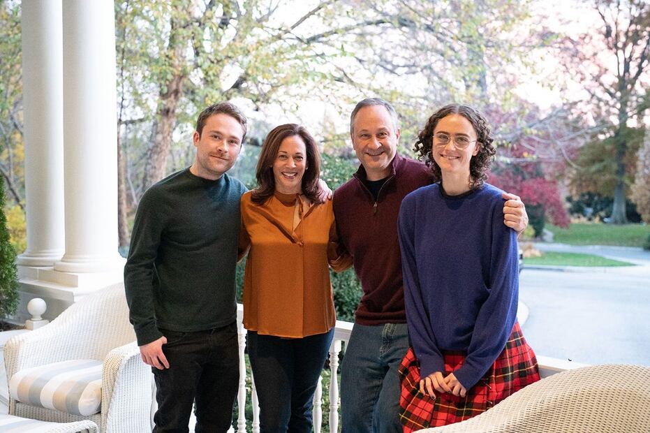 Cole y Ella, los hijos de Douglas Emhoff con Kamala Harris / Foto: Instagram